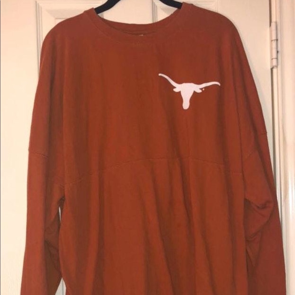 UT Longhorns Vintage Long Sleeve Spirit Jersey
